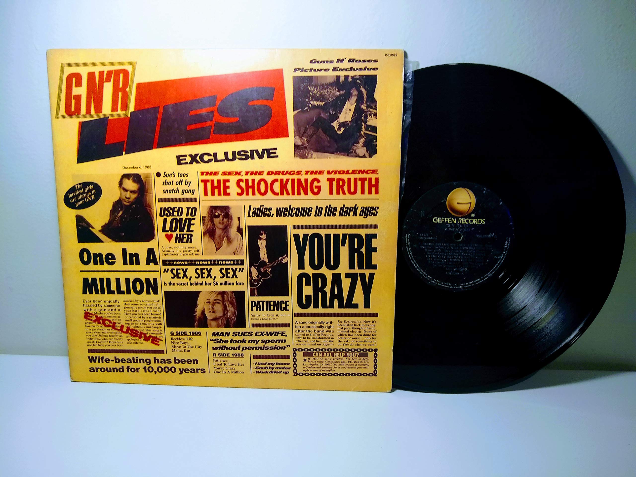 Amazon.com: GUNS N ROSES g n r lies 924 198-1 [Vinyl] Unknown